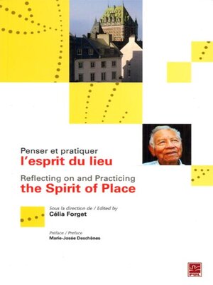 cover image of Penser et pratiquer l'esprit du lieu